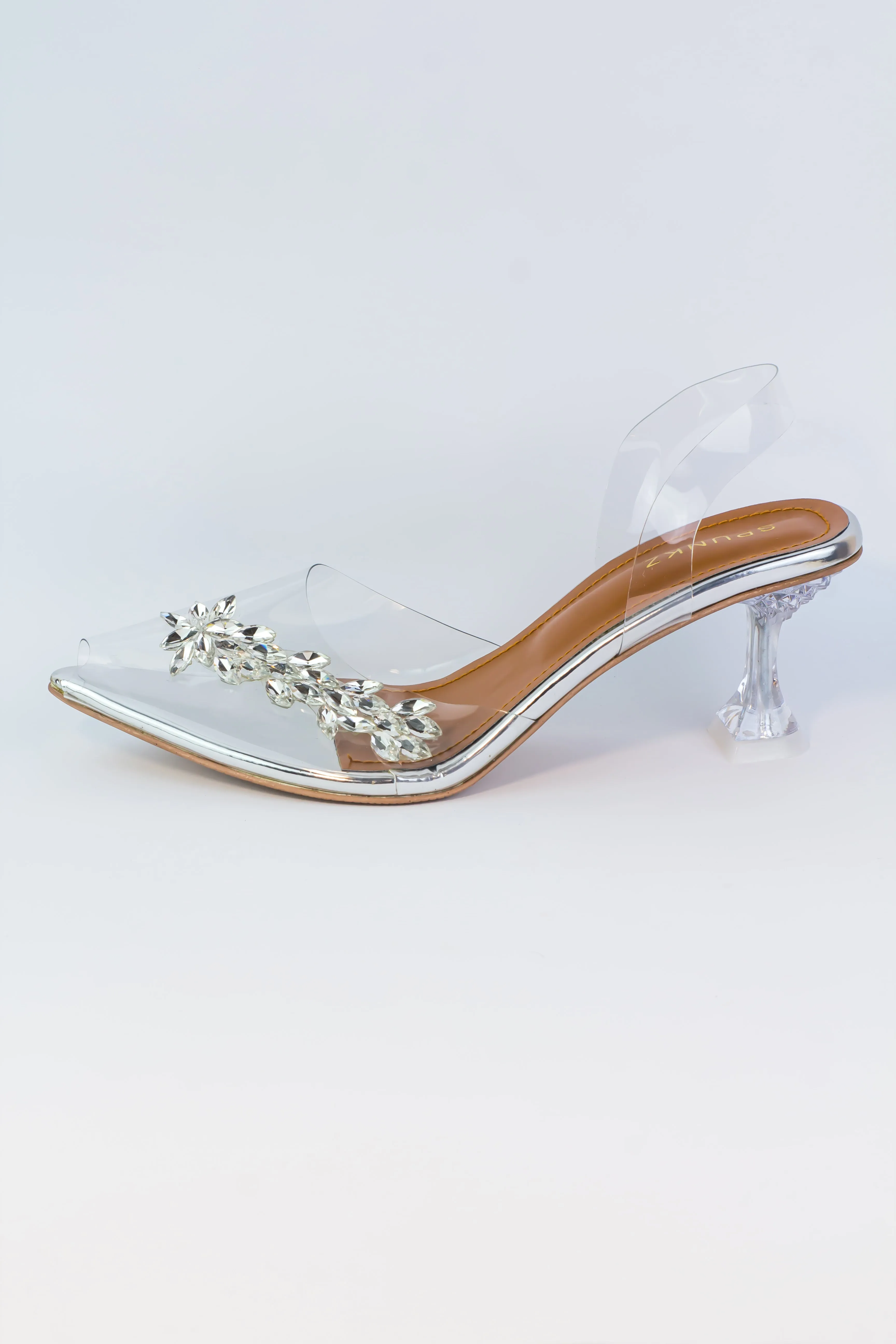 Marina Rhinestone Embellished Slingback Heel