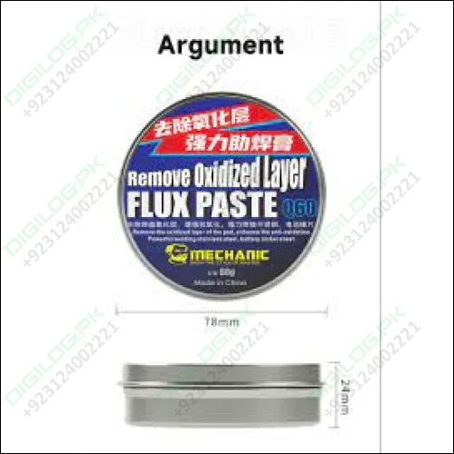 MECHANIC Q60 Powerful Antioxidant Flux Paste Enhance the Anti-oxidation Remove Oxidized Layer Flux Paste Soldering Repair Paste 60g