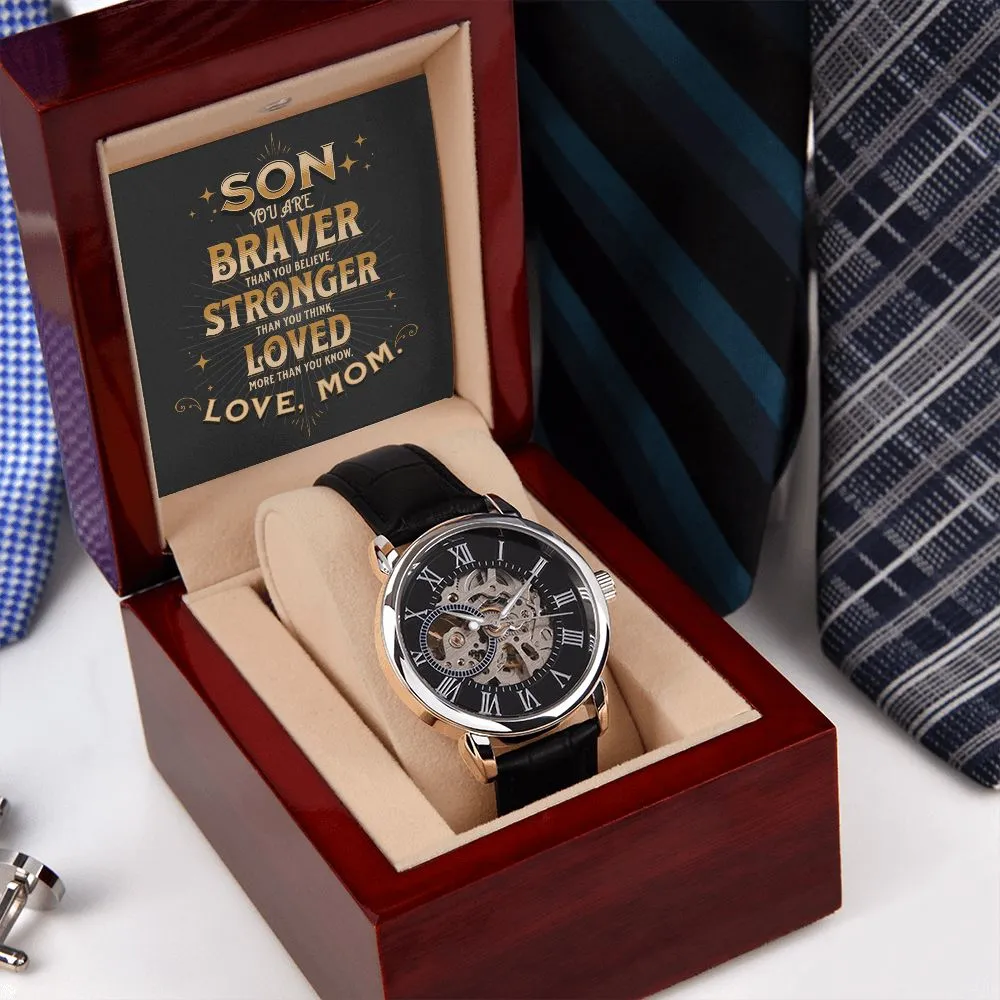 Mom To Son Openwork Watch #1