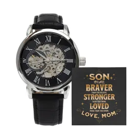 Mom To Son Openwork Watch #1