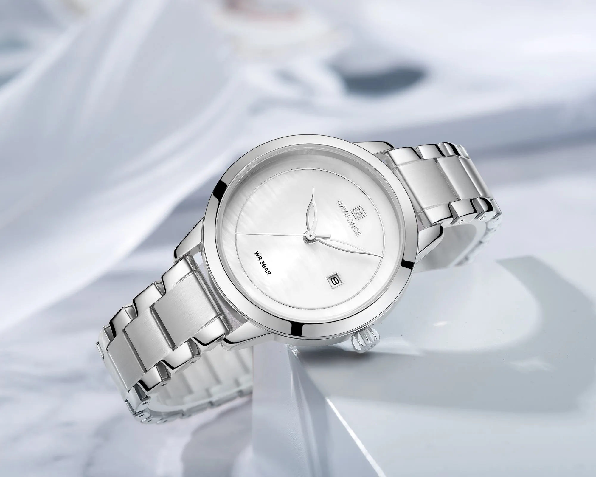 NAVIFORCE Brand Luxury Women Watch Fashion Casual Lady Waterproof Clock Women's Wristwatch Quartz Watch NF5008