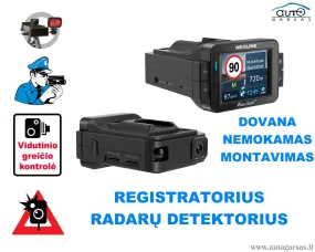 Neoline X-COP 9100s Vaizdo registratorius - Radarų detektorius