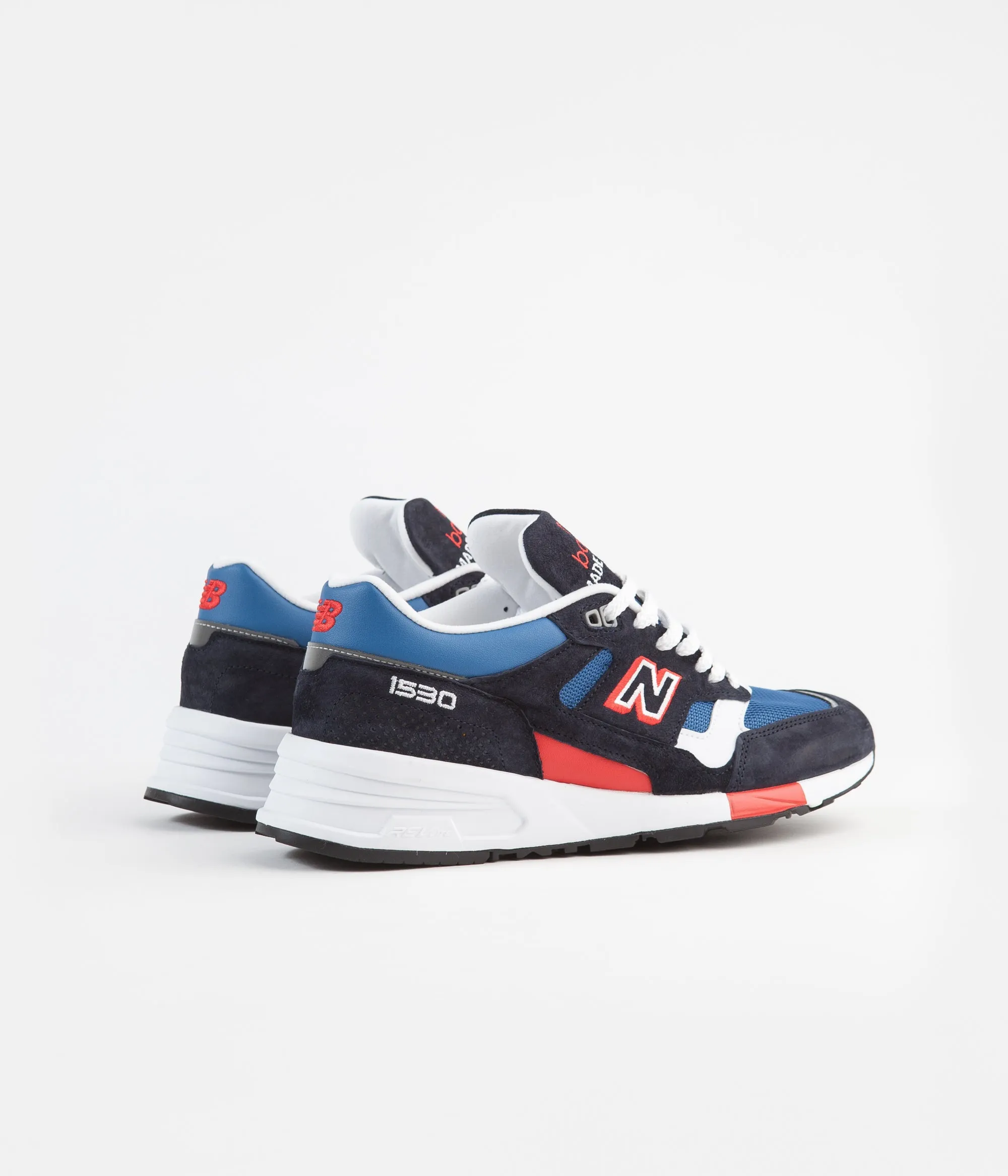 New Balance 1530 Made in UK Shoes - Navy / Blue / Red