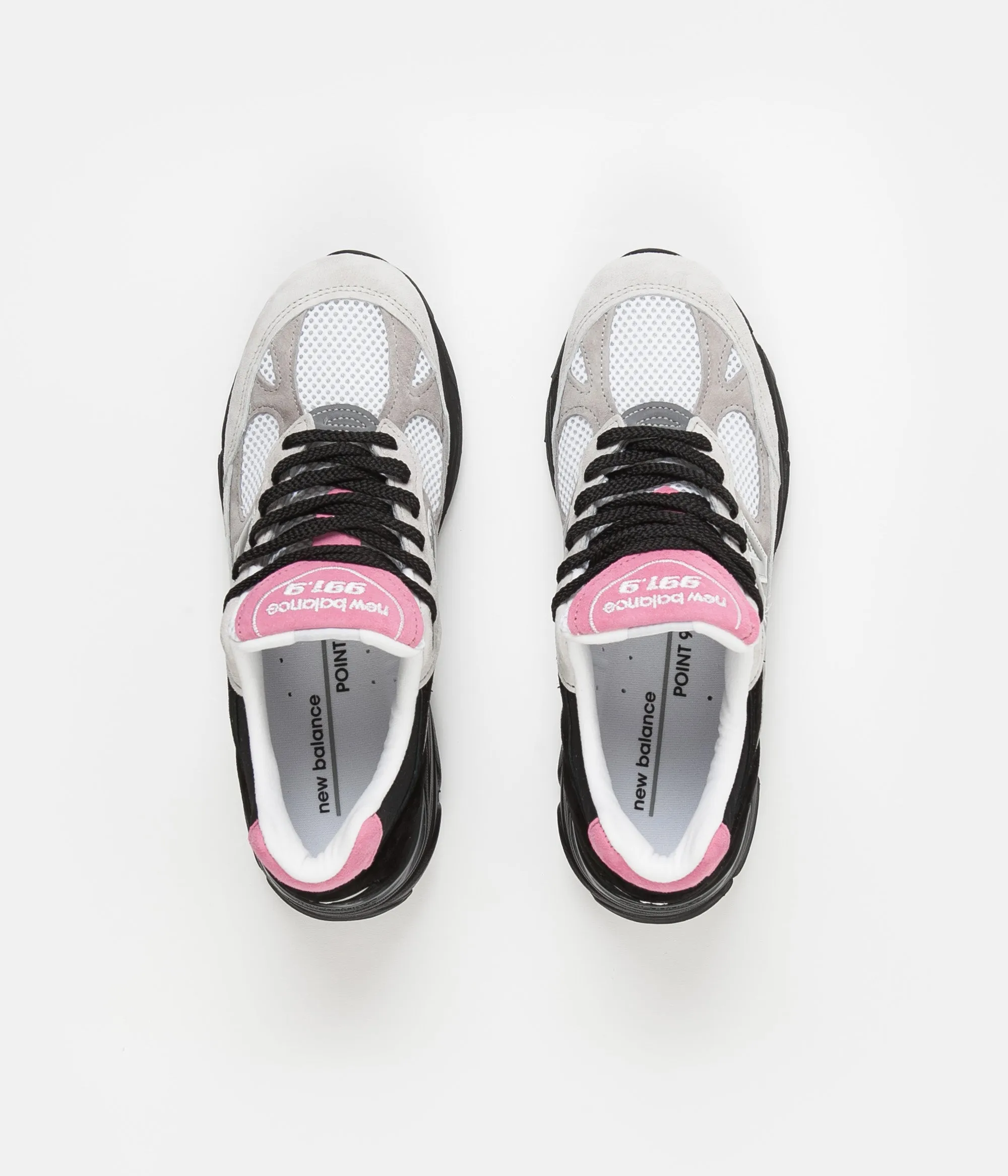 New Balance 991.9 Made In UK Shoes - White / Black / Grey
