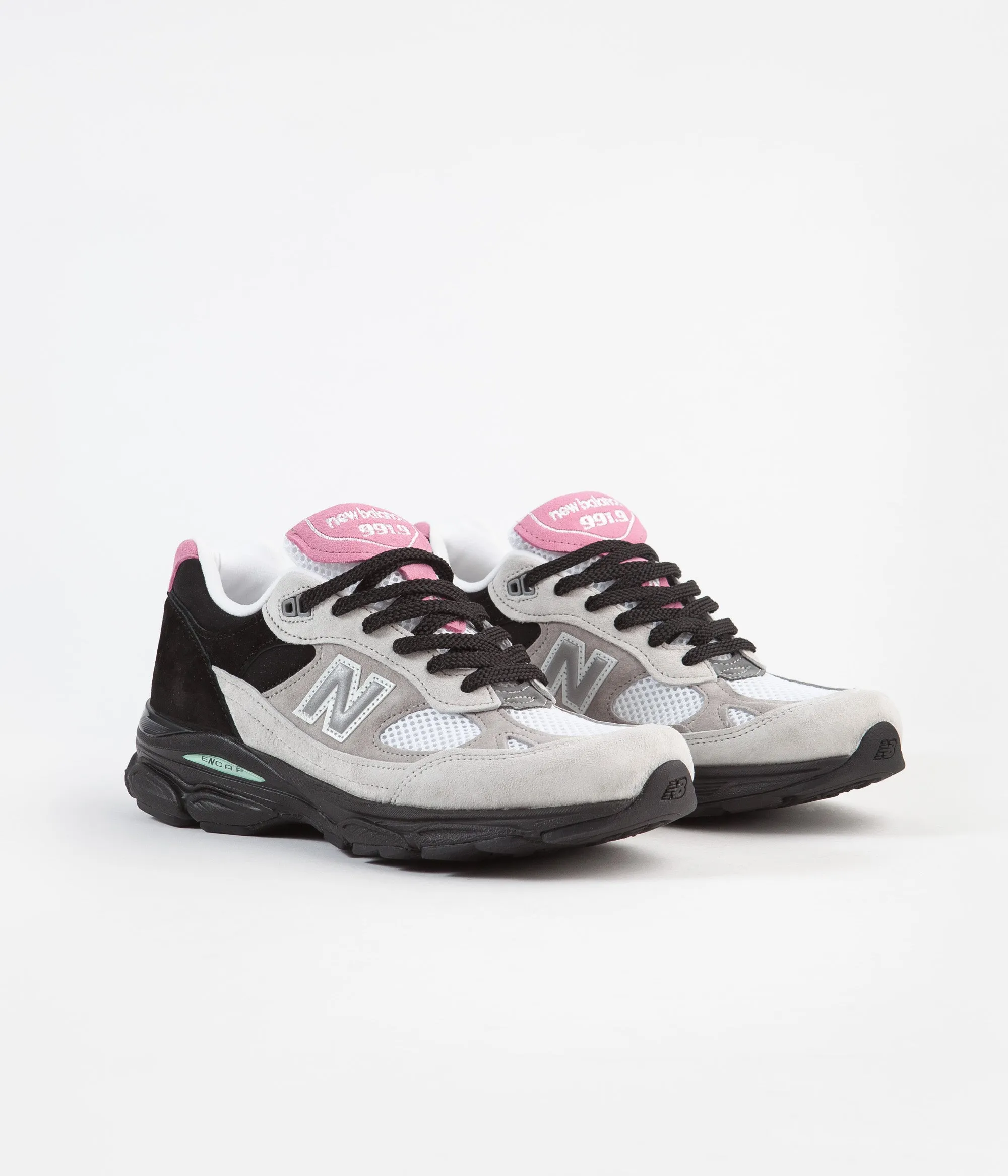 New Balance 991.9 Made In UK Shoes - White / Black / Grey