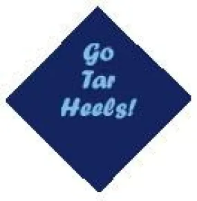 North Carolina Go Tar Heels Party Tailgating Napkins- North Carolina Tailgating Cups