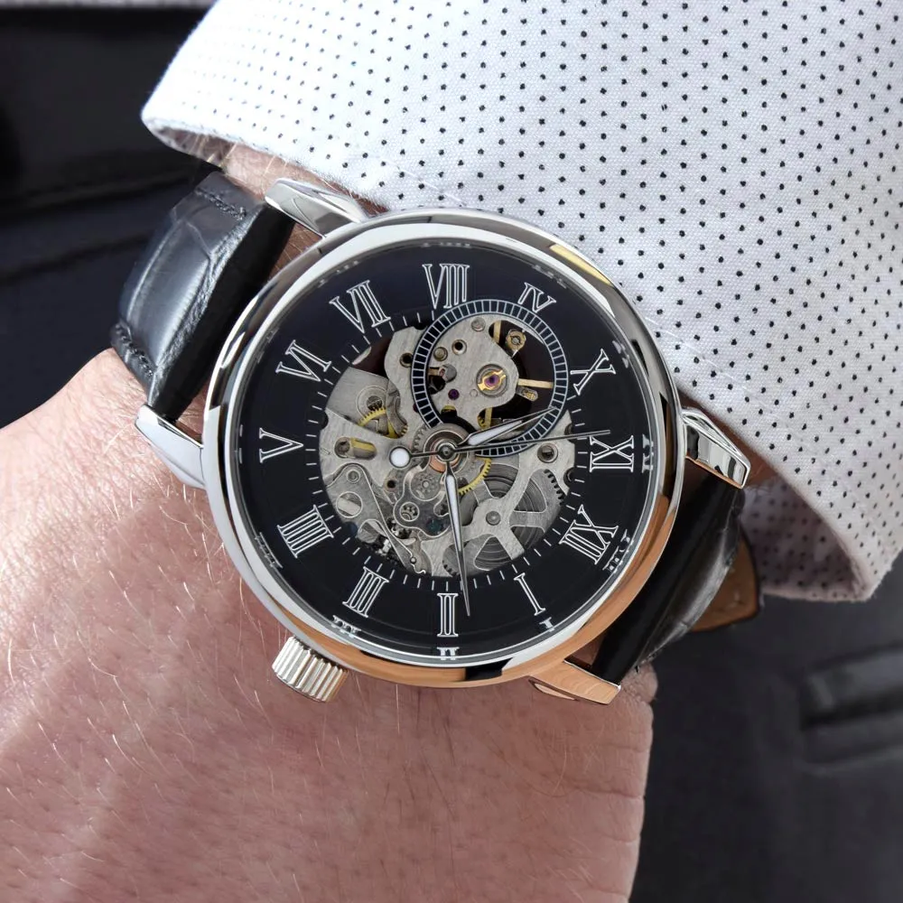 Openwork Watch (with Father-focused message card)