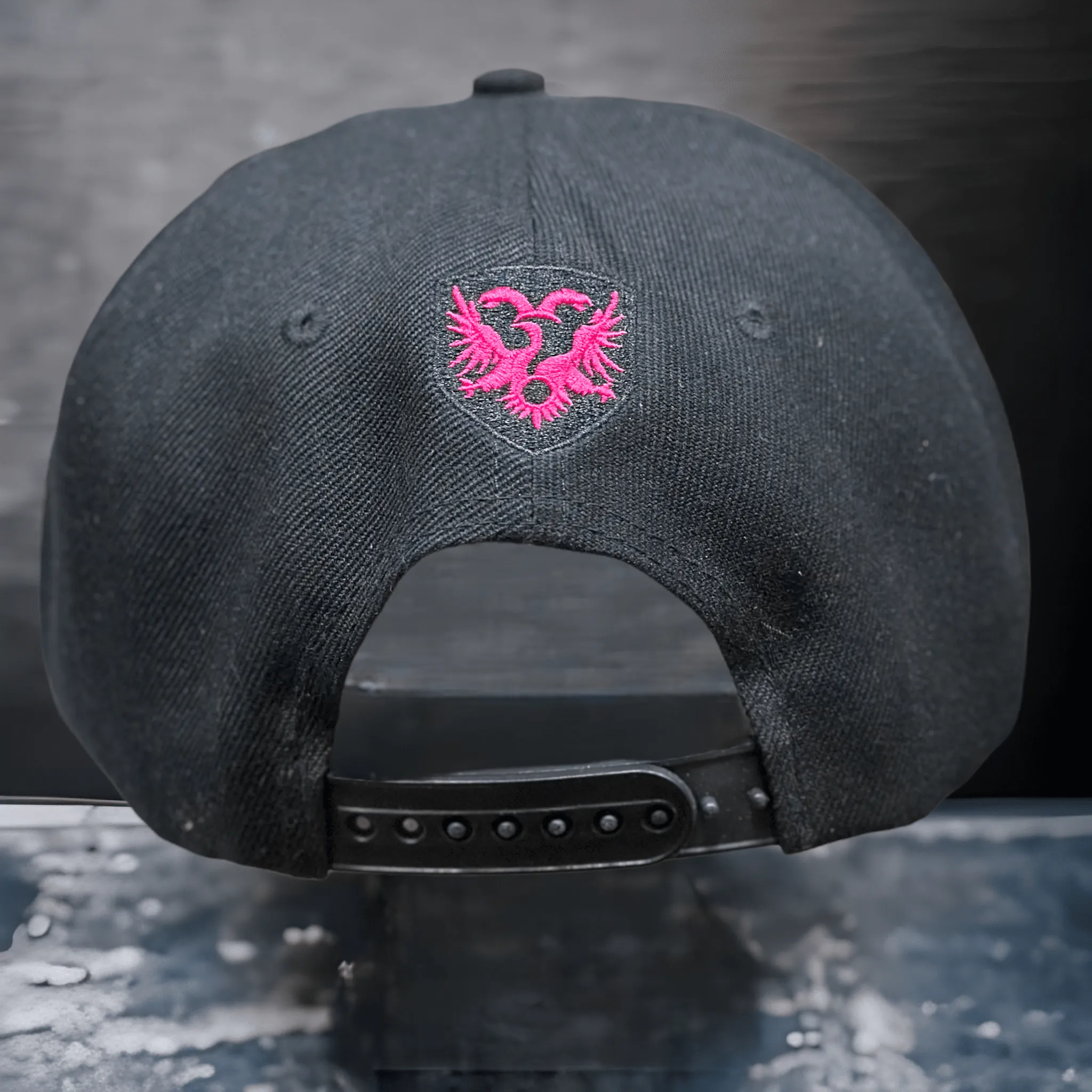 Pink Bohica Signature Flat Brim/Snap Back Hat