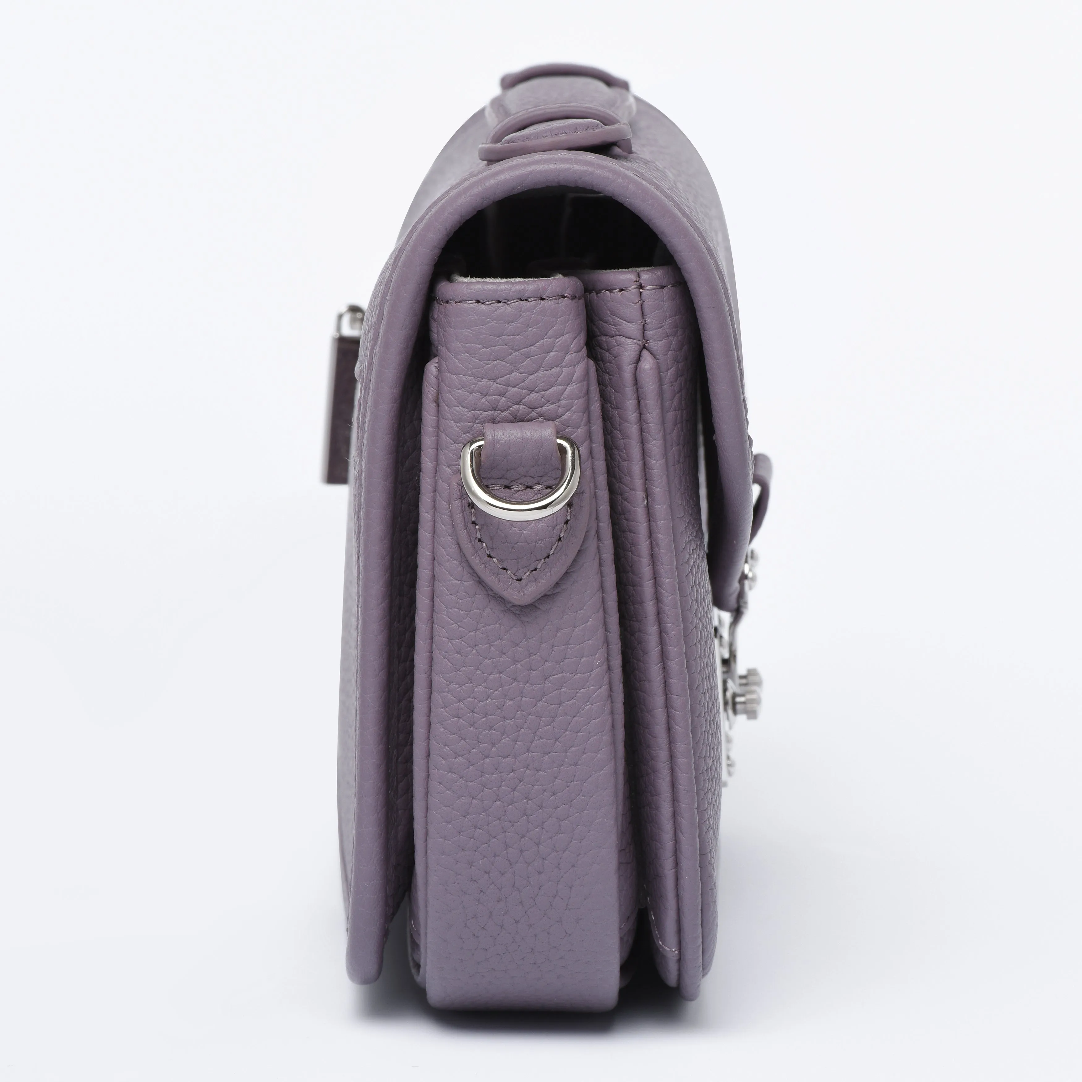 PRE ORDER Lavender - "Le Petit Paris15" Crossbody bag - Silver Hardware