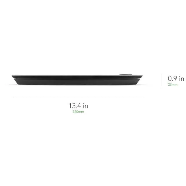 QardioBase 2 Wireless Smart Scale & Body Analyser - Volcanic Black