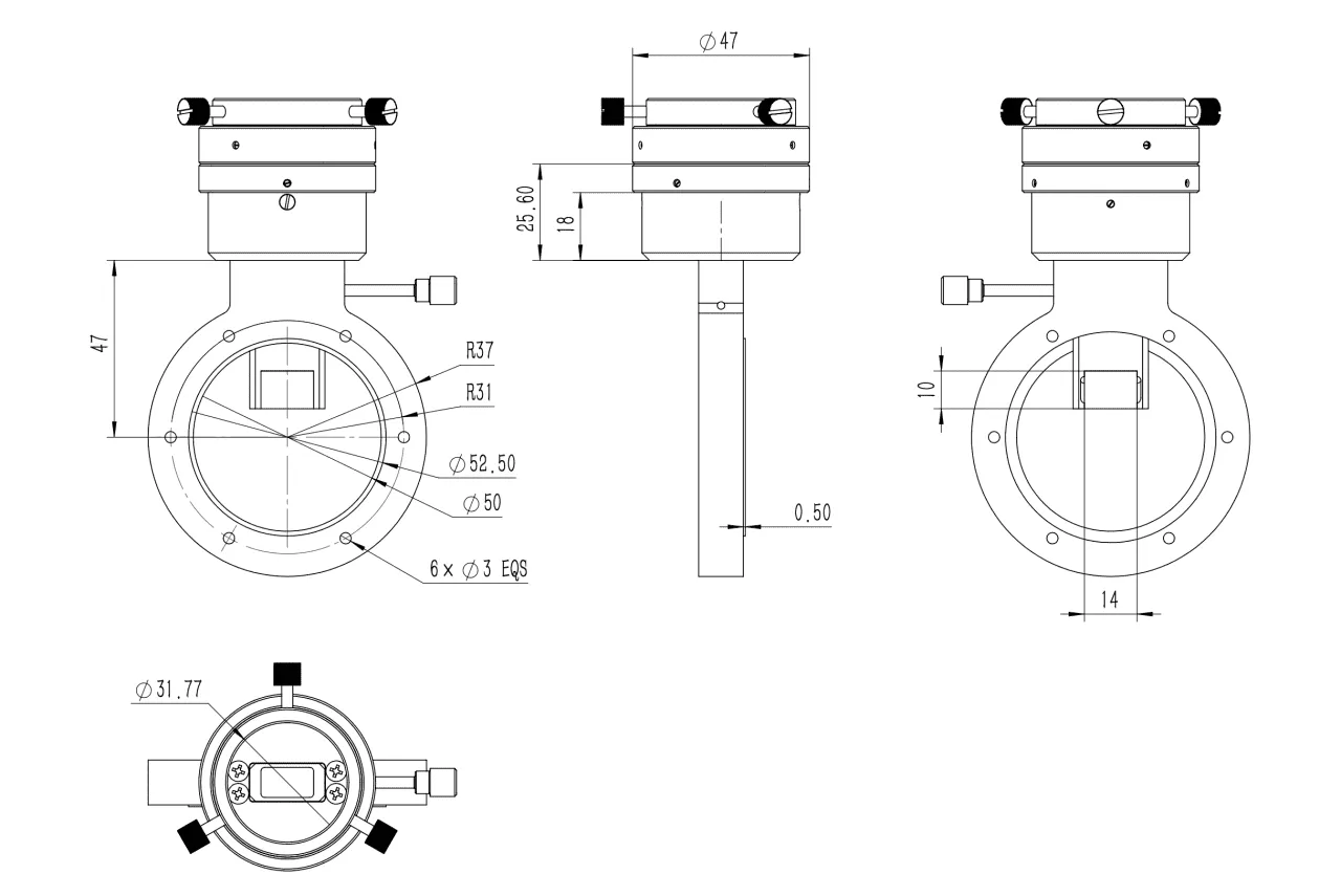 QHYCCD OAG M Pro - High-Precision Off-Axis Guider for Astrophotography