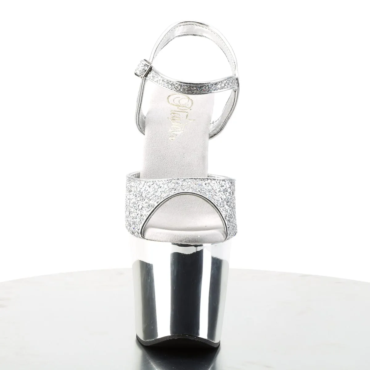 REVOLVER-709G Silver Multi Glitter/Silver Chrome