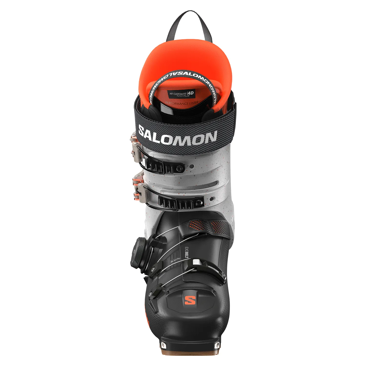 Salomon Men's Shift Alpha Boa 110 Ski Boot 2025 Black/Orange Tiger