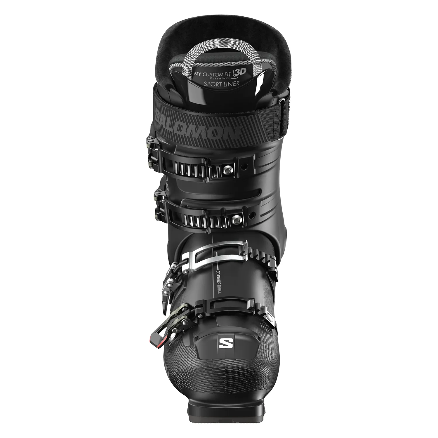 Salomon Men's S/Pro Supra 90 GW Ski Boot 2025 Black/Silver Met/Oil Green