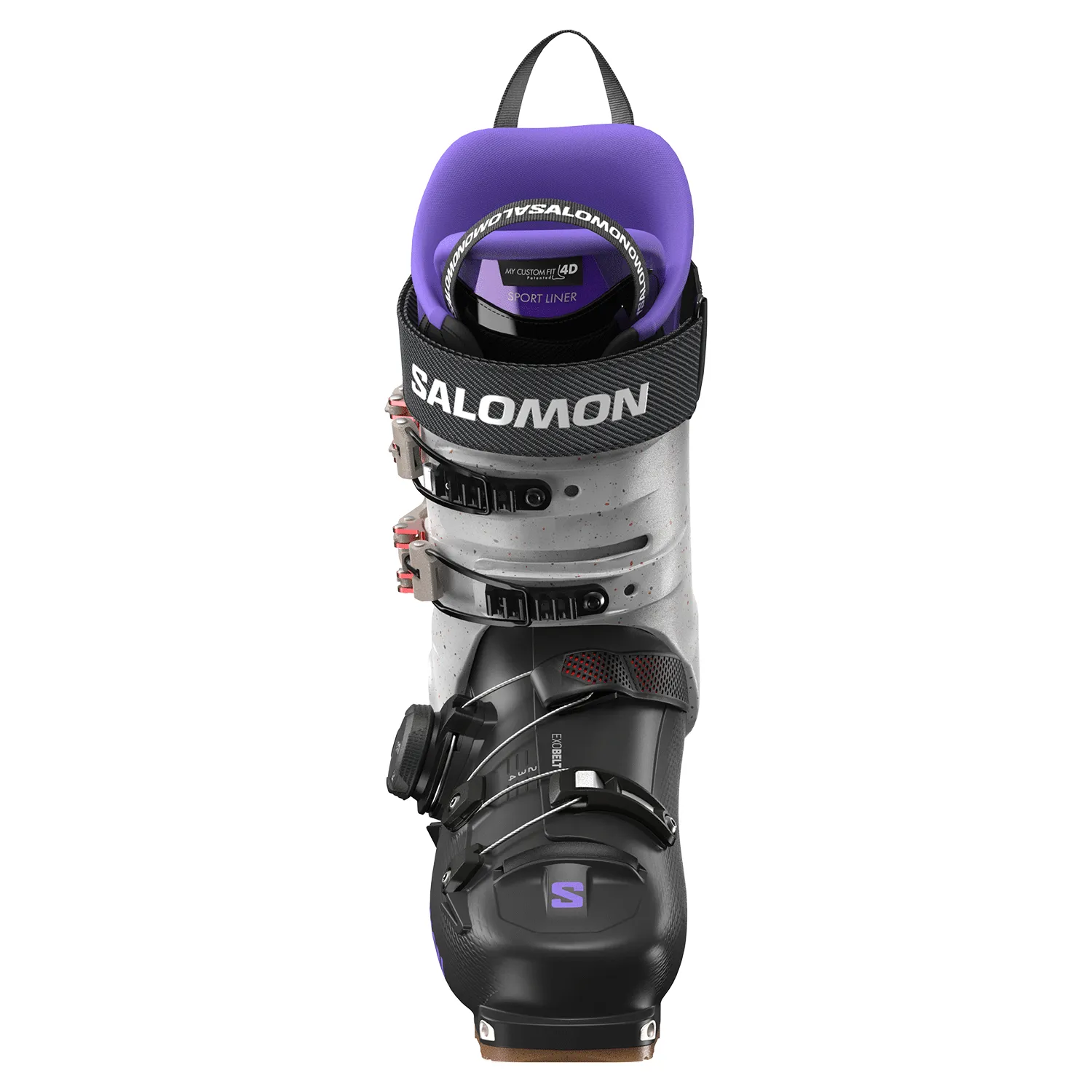 Salomon Women's Shift Alpha Boa 95 Ski Boot 2025 Black/Ultra Violet