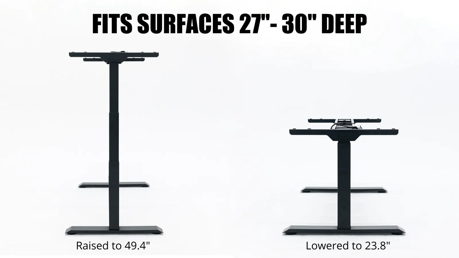 Sit-to-Stand 2-Leg Desk Frame Only: M2