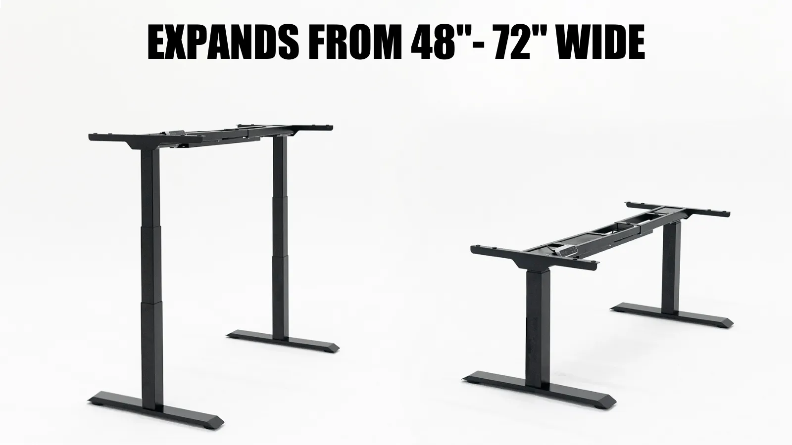 Sit-to-Stand 2-Leg Desk Frame Only: M2