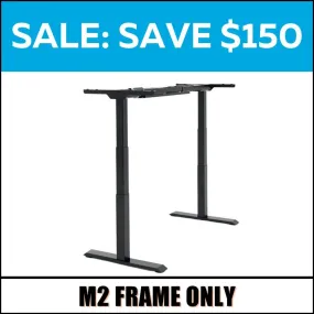 Sit-to-Stand 2-Leg Desk Frame Only: M2