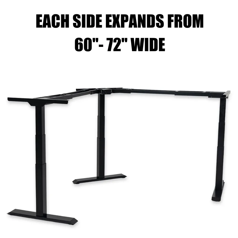 Sit-to-Stand 3-Leg Desk Frame Only: M3