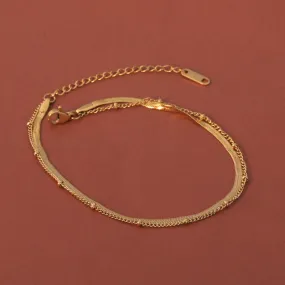 Snake Weave Chain Anklet