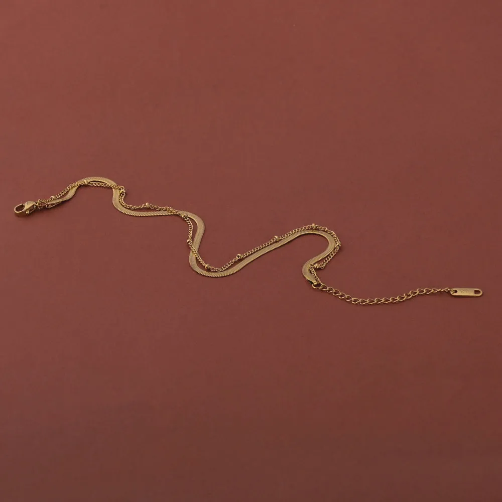 Snake Weave Chain Anklet