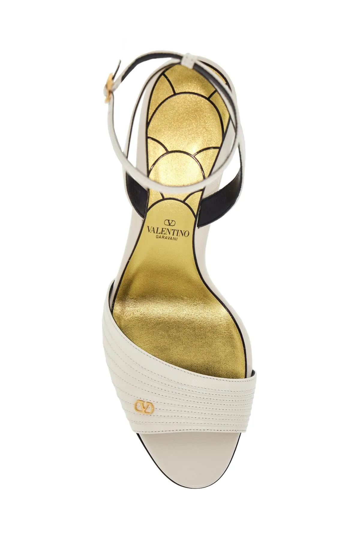 Striped Goat Leather Sandals