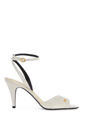 Striped Goat Leather Sandals