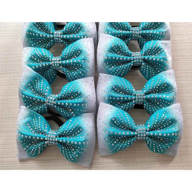 Tailless Crystal Ombré Hair Bow