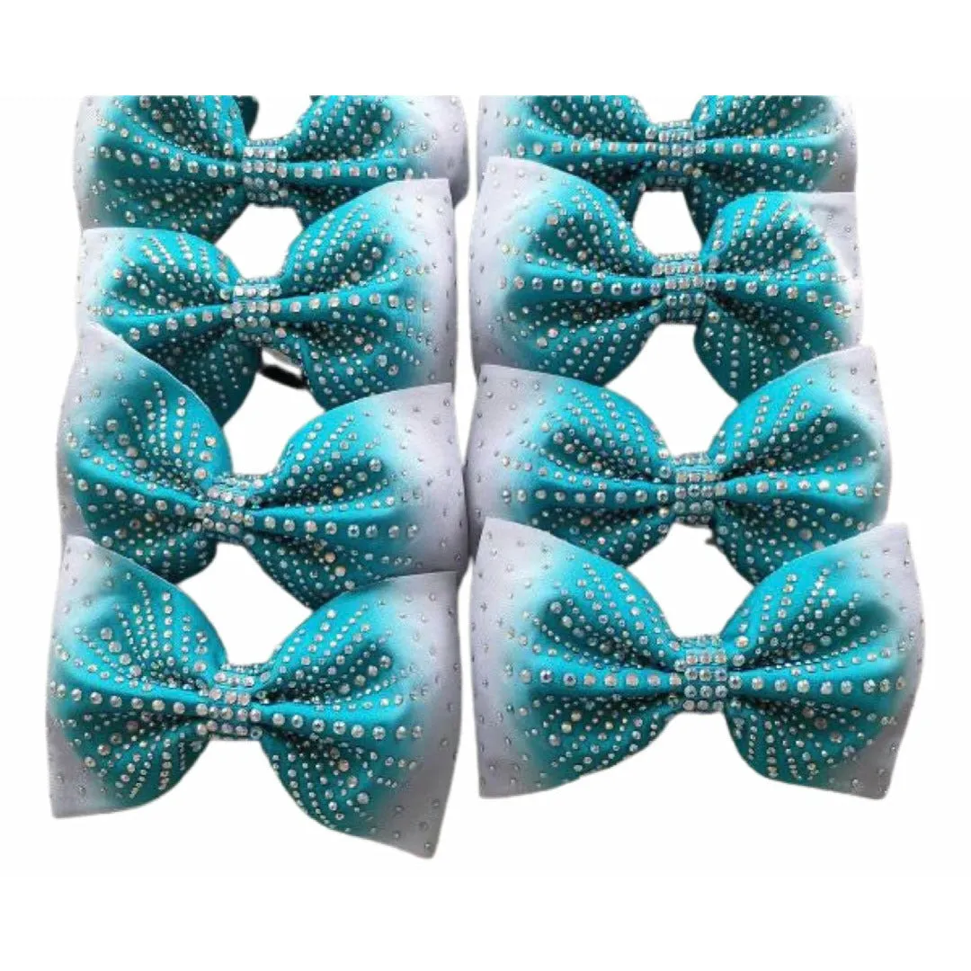Tailless Crystal Ombré Hair Bow