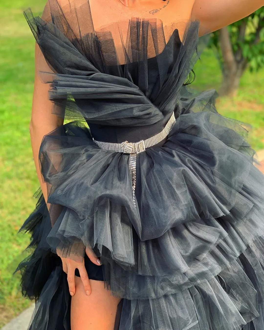 Tantalizing Black Evening Dress