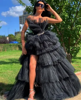 Tantalizing Black Evening Dress