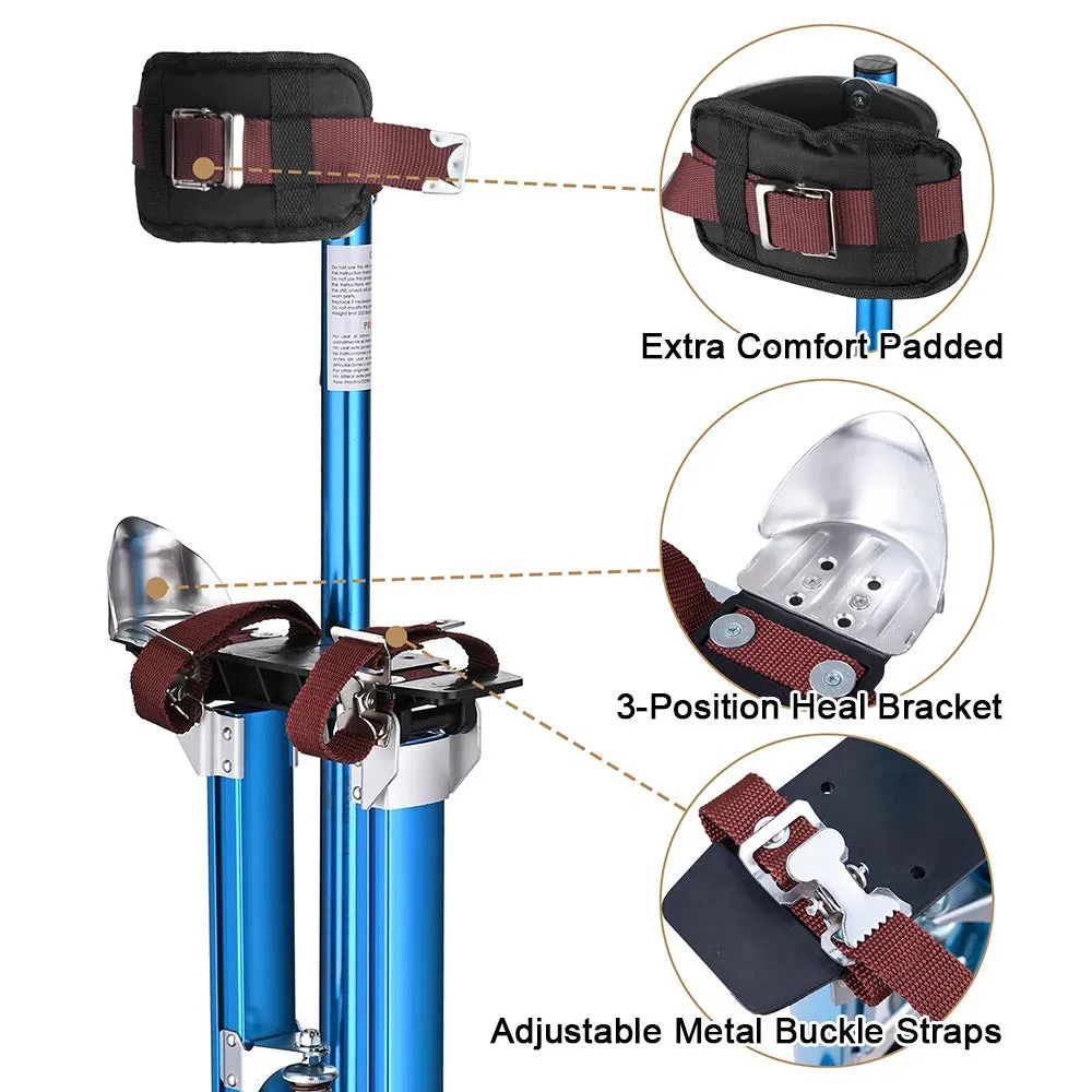 TheLAShop 36" to 50" Aluminum Drywall Painting Stilts