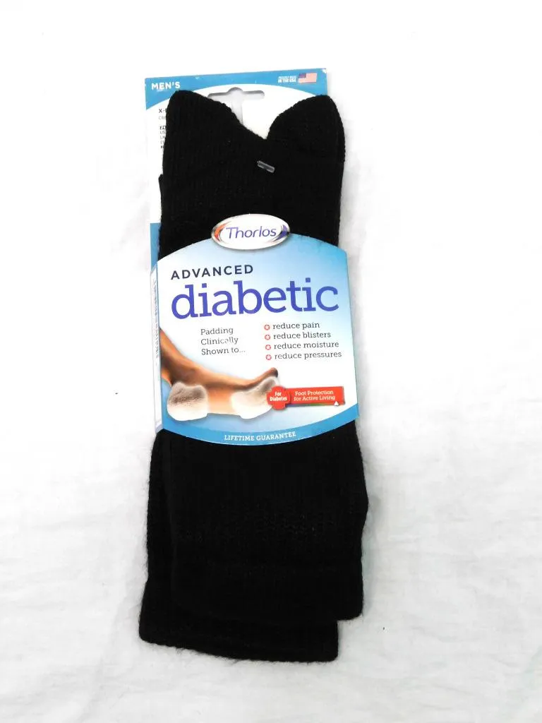 Thorlos Advanced Diabetic Men's Crew Socks