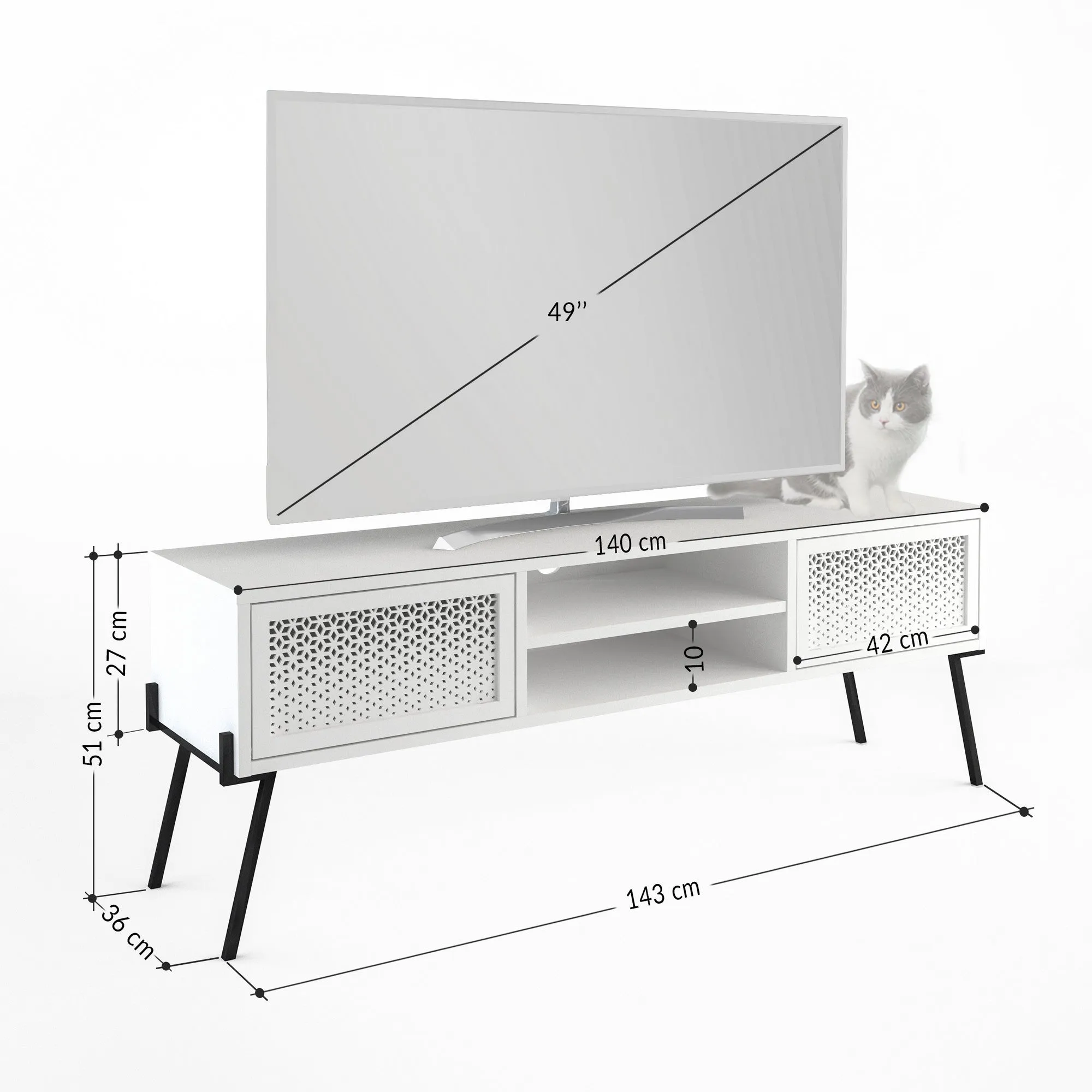TV Stand Naive - Oak