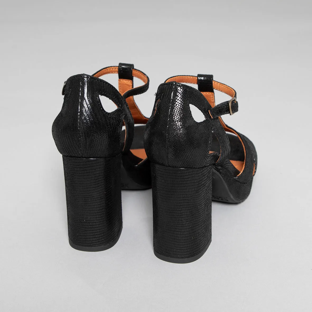 Valerie Black Metallic
