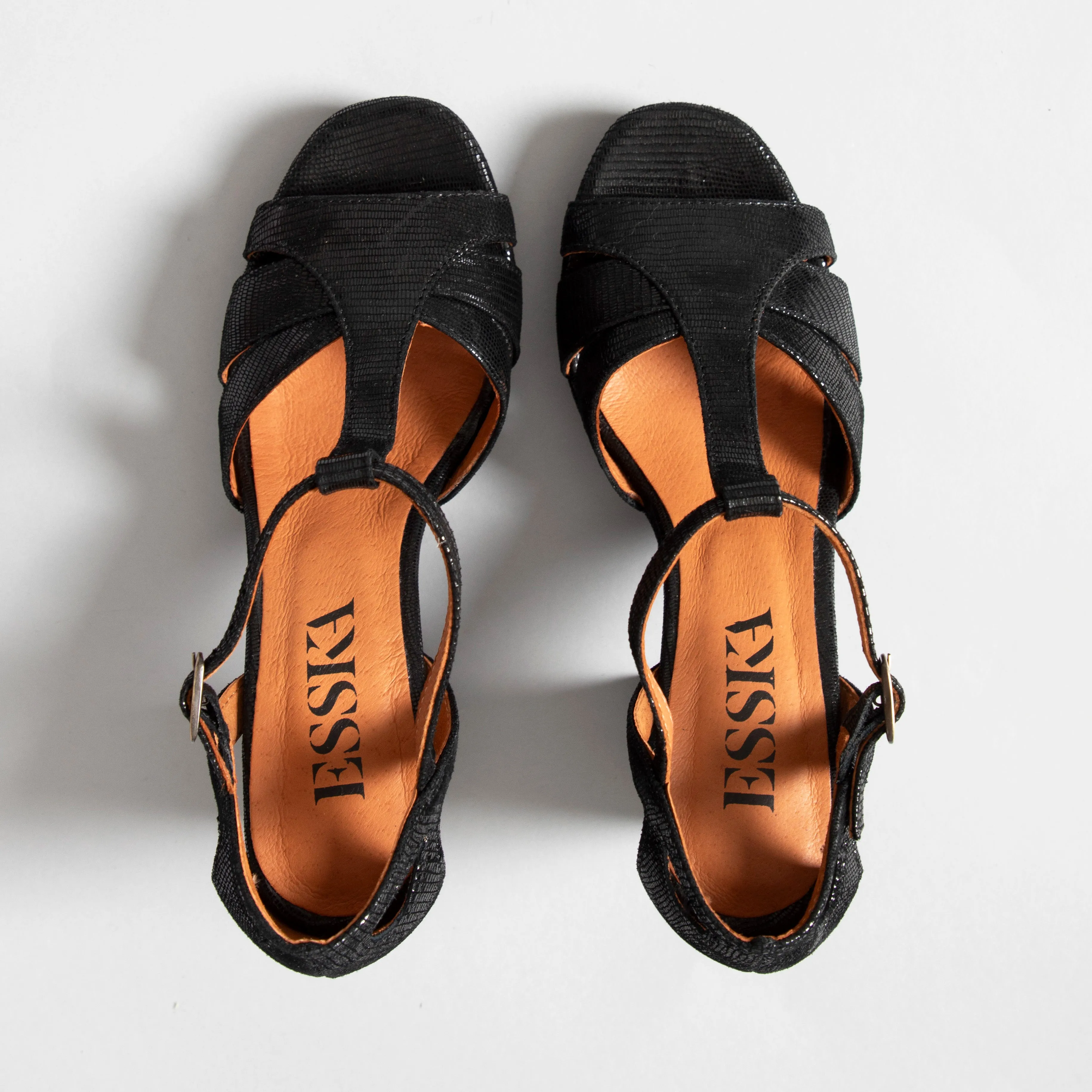 Valerie Black Metallic