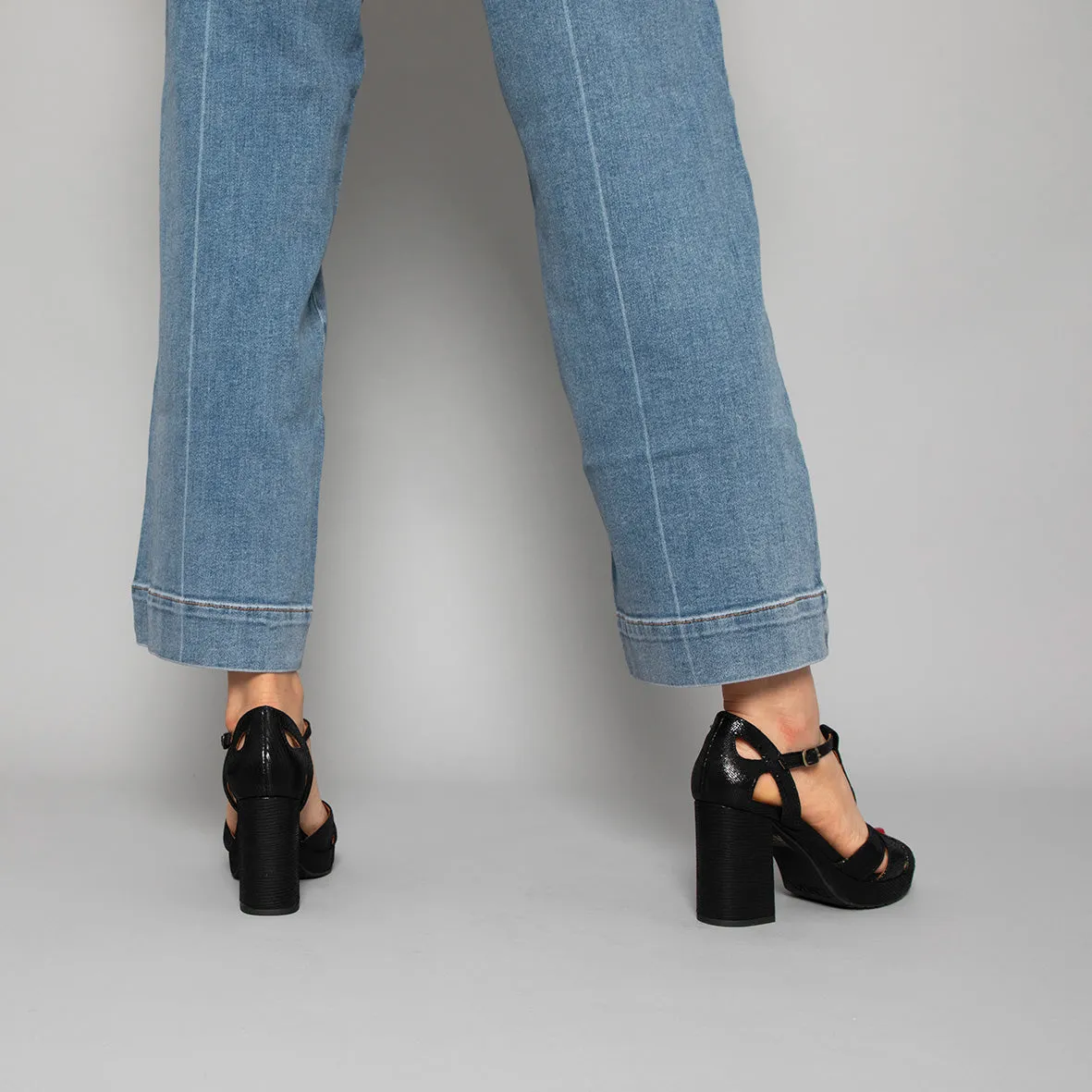 Valerie Black Metallic