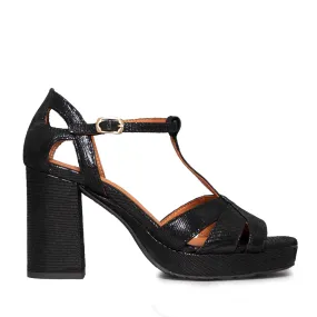 Valerie Black Metallic