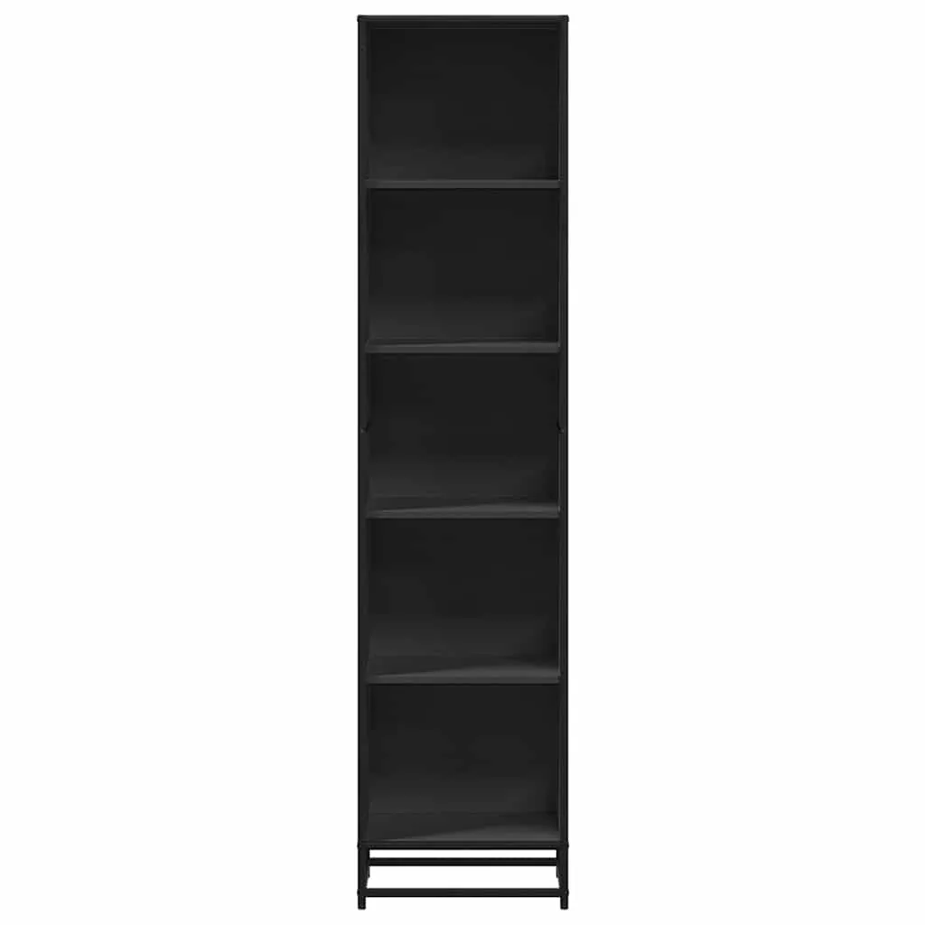 vidaXL Book Cabinet Black 40x35x170.5 cm Engineered Wood