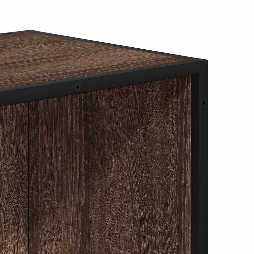 vidaXL Book Cabinet Brown Oak 40x35x170.5 cm Engineered Wood