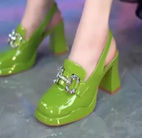 Women High Heels Pumps Woman Luxury Rhinestone Design Party Shoe B83175 (37)