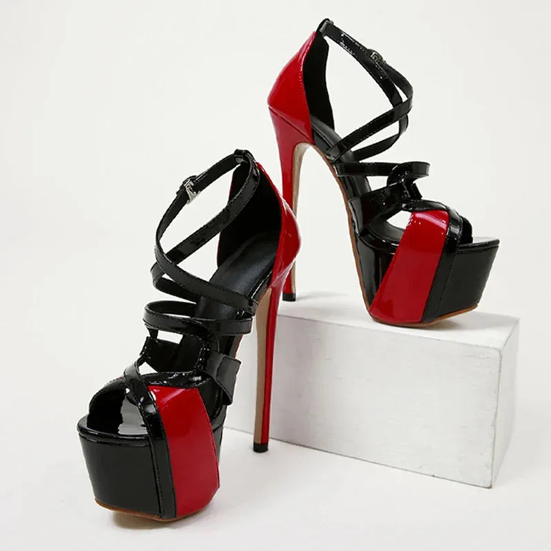Women's straps super high heel Sandals Shoes
