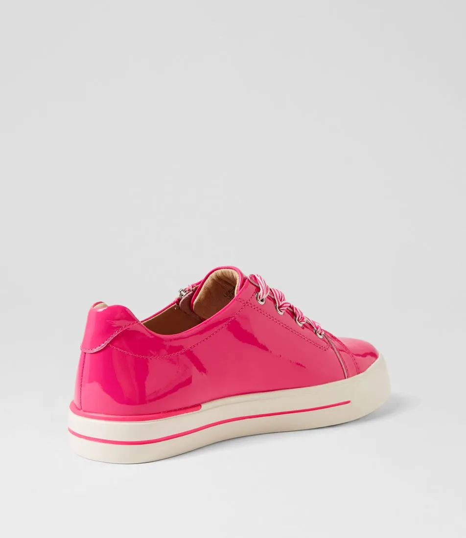 ZIERA AUDRY HOT PINK PATENT